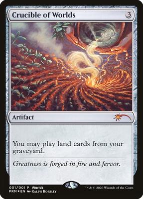 Crucible of Worlds card from Unique and Miscellaneous Promos