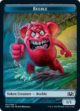 Beeble // Squirrel Double-sided Token card from Unsanctioned