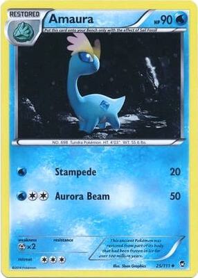Amaura - 25/111 (Cosmos Holo) card from Miscellaneous Cards & Products
