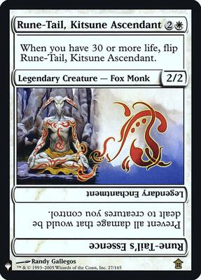 Rune-Tail, Kitsune Ascendant card from The List Reprints