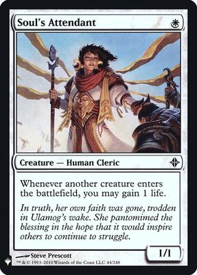 Soul's Attendant card from The List Reprints