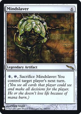 Mindslaver card from The List Reprints