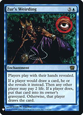 Zur's Weirding card from The List Reprints