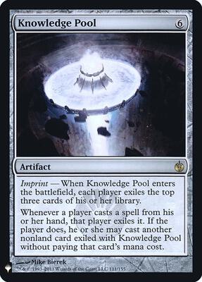Knowledge Pool card from The List Reprints