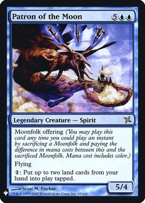 Patron of the Moon card from The List Reprints