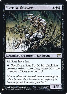 Marrow-Gnawer card from The List Reprints