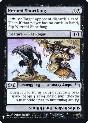 Nezumi Shortfang // Stabwhisker the Odious card from The List Reprints
