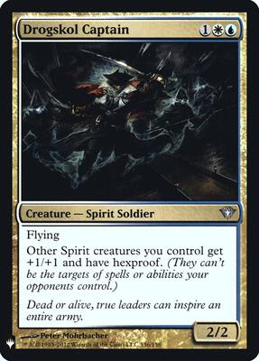 Drogskol Captain card from The List Reprints