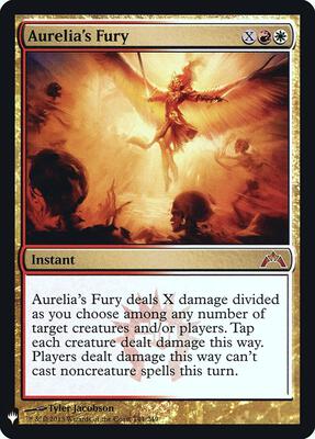 Aurelia's Fury card from The List Reprints