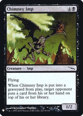 Chimney Imp card from The List Reprints