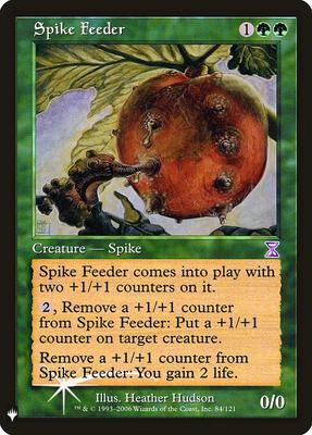 Spike Feeder card from The List Reprints