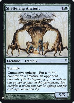Sheltering Ancient card from The List Reprints