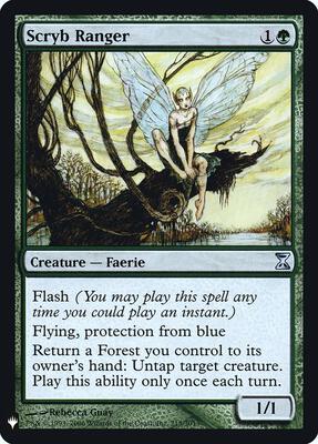 Scryb Ranger card from The List Reprints