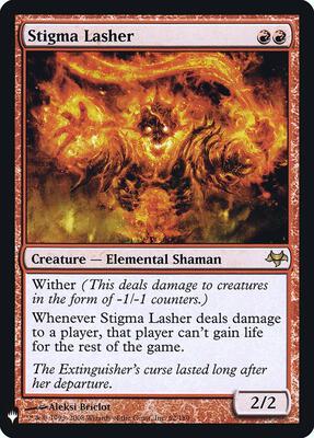Stigma Lasher card from The List Reprints