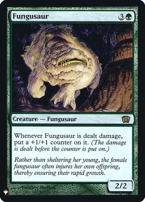 Fungusaur card from The List Reprints