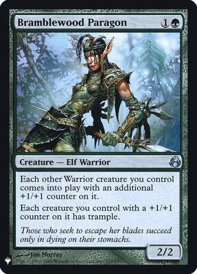 Bramblewood Paragon card from The List Reprints