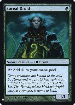 Boreal Druid card from The List Reprints