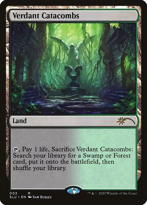 Verdant Catacombs card from Secret Lair Series
