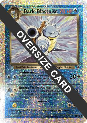 Dark Blastoise - S2/S4 (Box Topper) card from Jumbo Cards