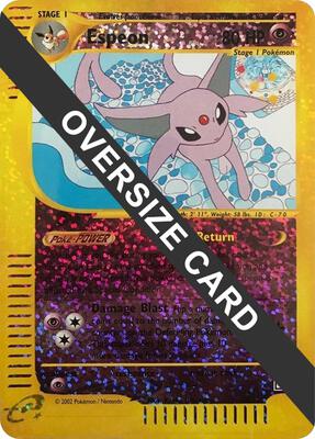 Espeon - 6/12 (Box Topper) card from Jumbo Cards