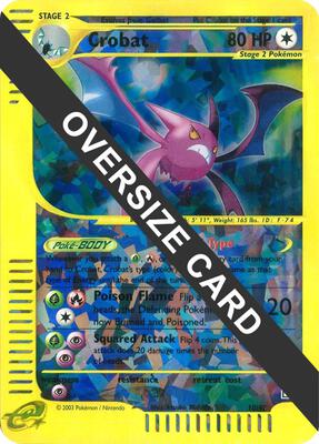 Crobat - 10/12 (Box Topper) card from Jumbo Cards