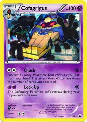 Cofagrigus - 52/108 (Cracked Ice Holo) card from Deck Exclusives