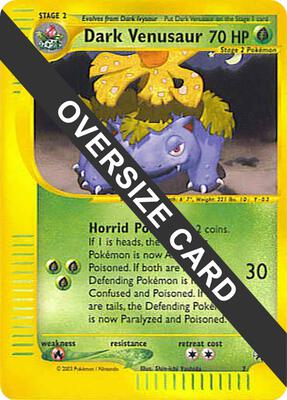 Dark Venusaur - 7 (Best of Game 7 Promo) card from Jumbo Cards