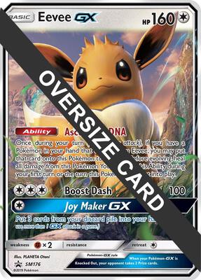 Eevee GX - SM176 (SM Black Star Promo) card from Jumbo Cards