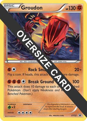 Groudon - XY52 (XY Black Star Promo) card from Jumbo Cards