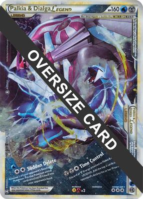 Palkia & Dialga Legends - 101/102 + 102/102 (Single Oversized Promo) card from Jumbo Cards
