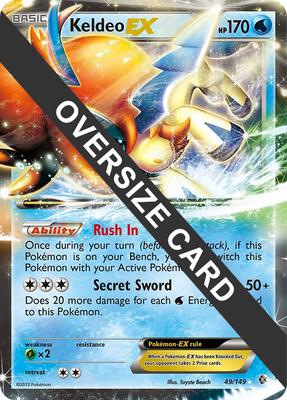 Keldeo EX - 49/99 card from Jumbo Cards