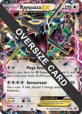 Rayquaza EX - XY69 card from Jumbo Cards