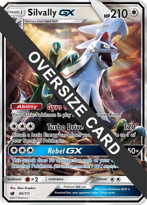 Silvally GX - 90/111 card from Jumbo Cards