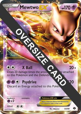 Mewtwo EX - 54/99 card from Jumbo Cards