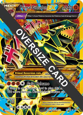 Primal Groudon EX - 97/98 card from Jumbo Cards
