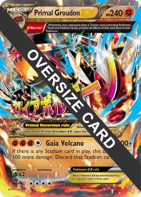 Primal Groudon EX - 86/160 card from Jumbo Cards