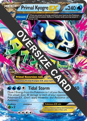 Primal Kyogre EX - 55/160 card from Jumbo Cards