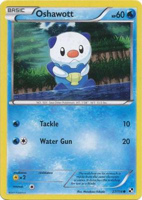 Oshawott - 27/114 (Cosmos Holo) card from Alternate Art Promos