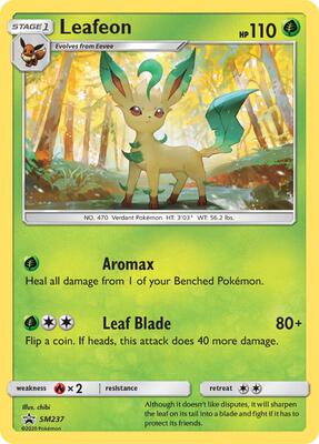 Leafeon - SM237 card from SM Promos