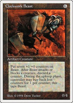 Clockwork Beast card from Summer Magic