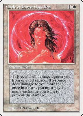 Circle of Protection: Red card from Summer Magic