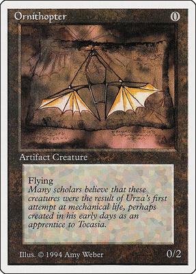 Ornithopter card from Summer Magic