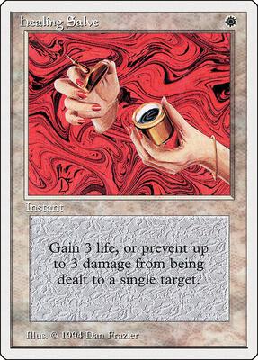 Healing Salve card from Summer Magic