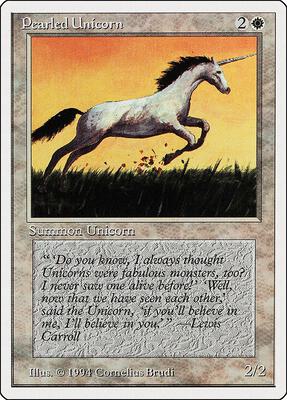 Pearled Unicorn card from Summer Magic