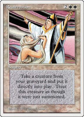 Resurrection card from Summer Magic