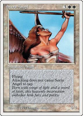 Serra Angel card from Summer Magic