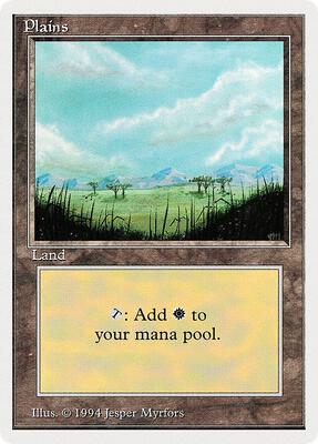 Plains (B) card from Summer Magic
