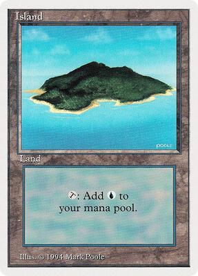 Island (B) card from Summer Magic