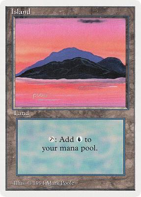 Island (C) card from Summer Magic