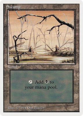 Swamp (B) card from Summer Magic